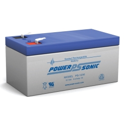12v 3.4Ah Rechargeable SLA Battery Power Sonic PS-1230